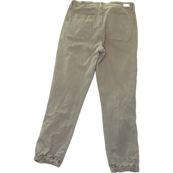 PAIGE Jeans Mayslie Jogger Khaki Grosgrain Vintage Oak 29 - Picture 5 of 10